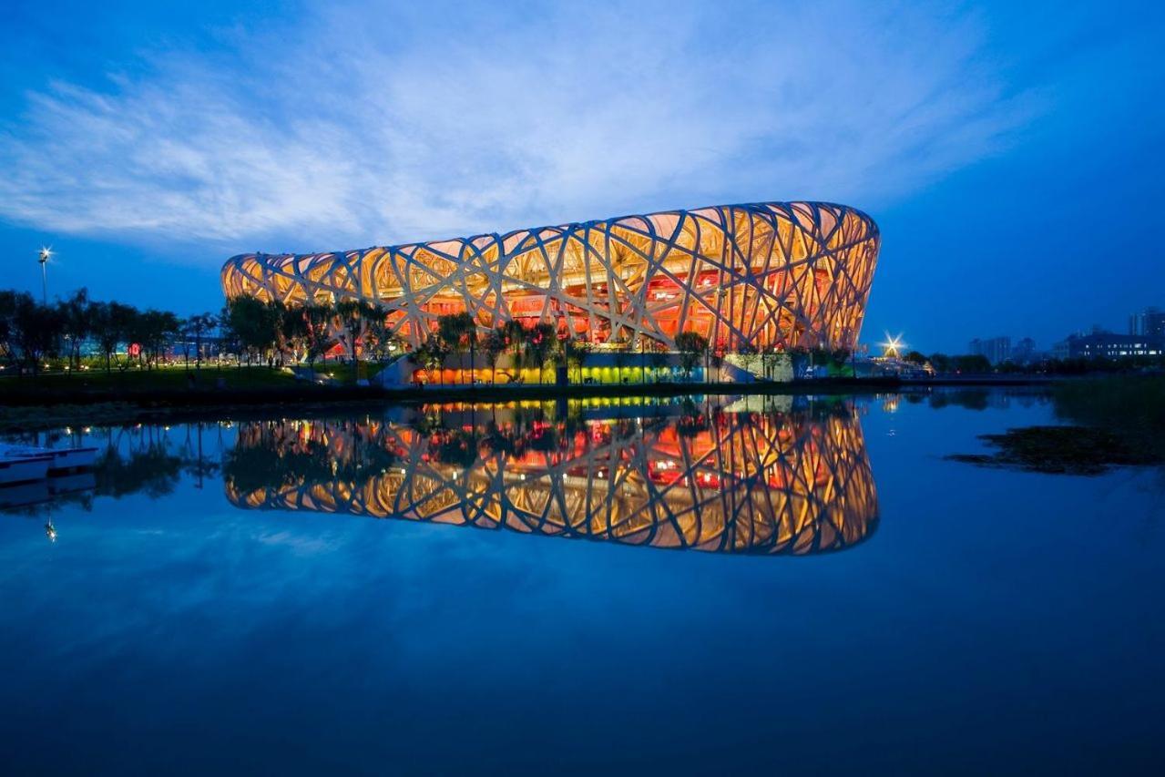 Base-Beijing Wangfujing Serviced Apartment- In Hutong &Bike Rental &Close To Forbidden City, Tian'Anmen Square &Subway Nearby &Free Coffee &Washing Machine,Kitchen &Restaurant Discount &English Speaking &High Speed Free Wifi Kültér fotó The National Stadium, Beijing